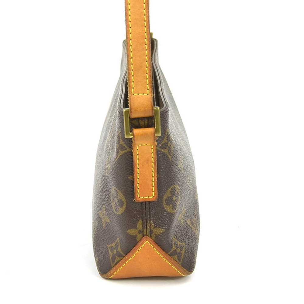 Louis Vuitton Monogram Brown Crossbody Canvas Shoulder Panda Bag Gold Trotteur